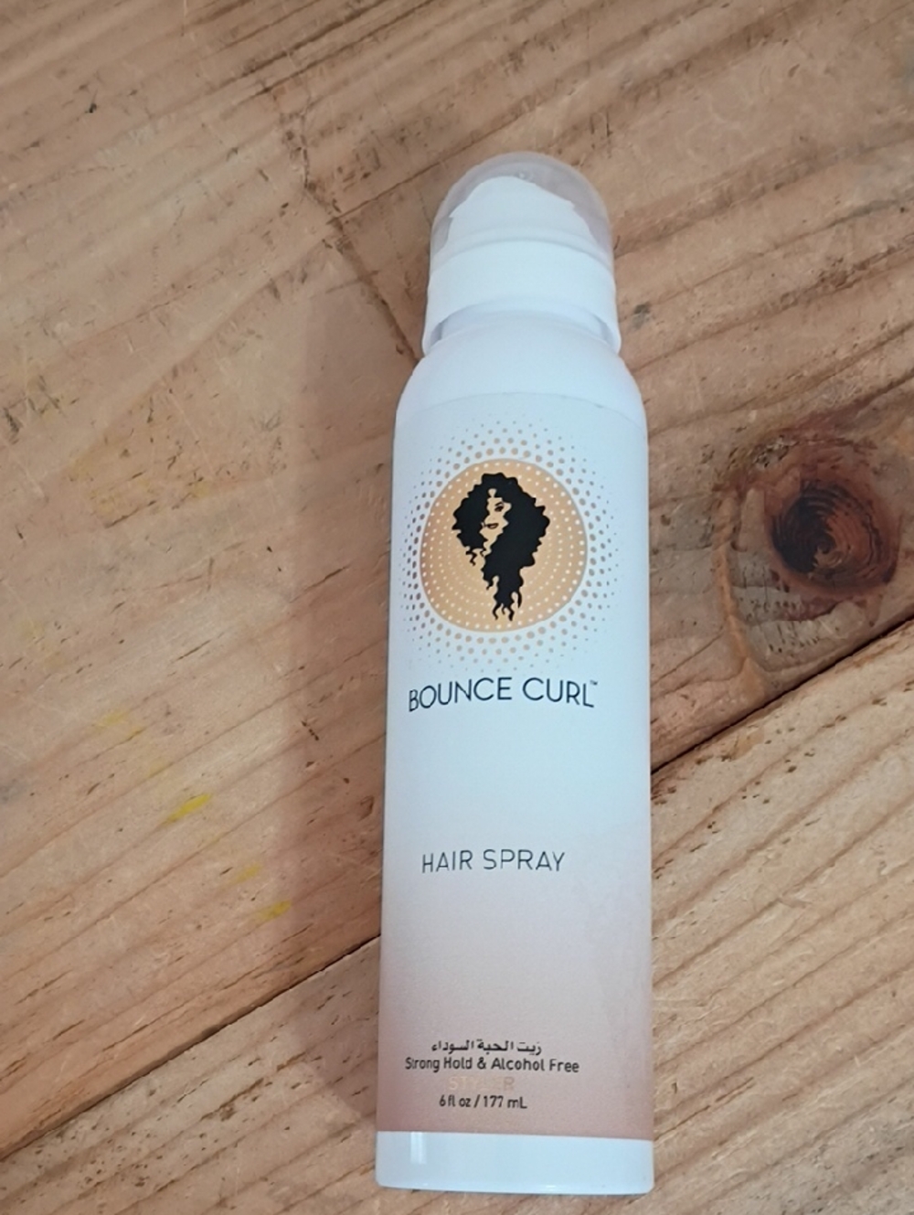 Bounce Curl Hair Spray Cruelty Free Vegan Medium Hold, Texture & Volume 6oz NEW